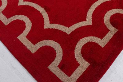 Jacques Adnet Art Deco Rug Attributed to Jacques Adnet