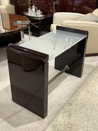 Jacques Adnet Art Deco Side Table by Jacques Adnet