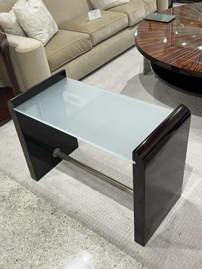 Jacques Adnet Art Deco Side Table by Jacques Adnet