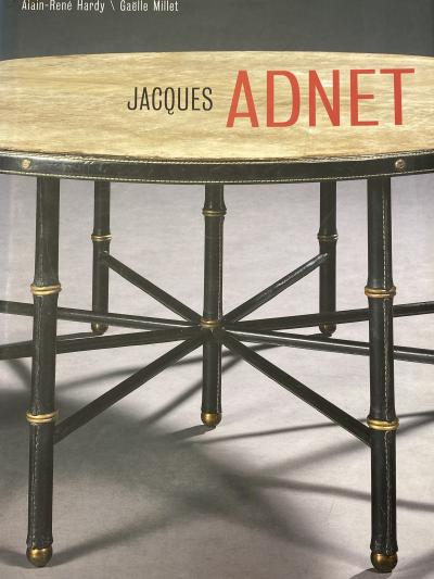 Jacques Adnet Art Deco Side Table by Jacques Adnet