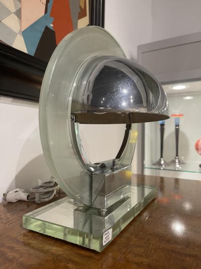 Jacques Adnet Art Deco table Lamp by Jacques Adnet