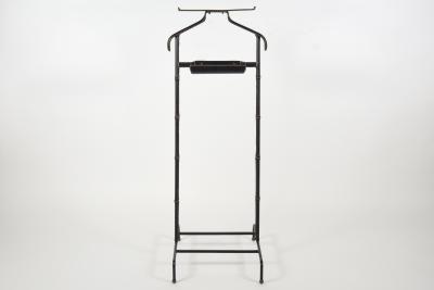 Jacques Adnet Classy Stitched Leather Valet By Jacques Adnet