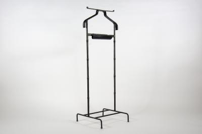 Jacques Adnet Classy Stitched Leather Valet By Jacques Adnet