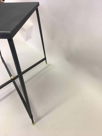 Jacques Adnet French Mid Century Modern Neoclassical Desk Writing Table by Jacques Adnet 1940