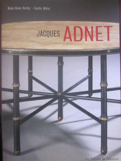 Jacques Adnet French Midcentury Handstitched Leather Magazine Stand Bench by Jacques Adnet