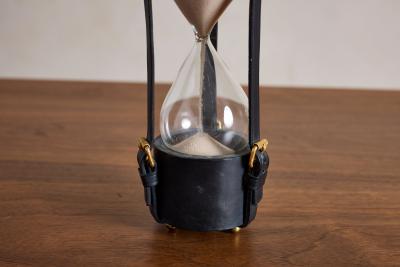 Jacques Adnet Hourglass attributed to Jacques Adnet