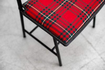 Jacques Adnet JACQUES ADNET VALET WITH TARTAN PLAID