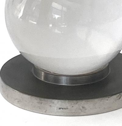 Jacques Adnet Jacques Adnet Baccarat Crystal Glass and Bronze French Table Lamp Model 7706