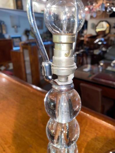 Jacques Adnet Jacques Adnet French Art Deco Machine Age Art Deco Lamp