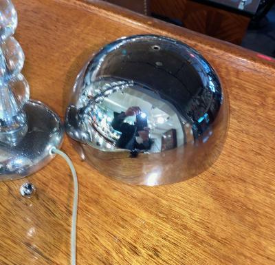 Jacques Adnet Jacques Adnet French Art Deco Machine Age Art Deco Lamp