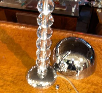 Jacques Adnet Jacques Adnet French Art Deco Machine Age Art Deco Lamp