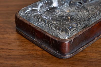 Jacques Adnet Jacques Adnet Leather Ashtray