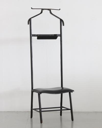 Jacques Adnet Jacques Adnet Leather Valet with Seat