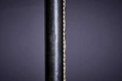 Jacques Adnet Jacques Adnet Leather and Metal Floor Lamp France 1950s