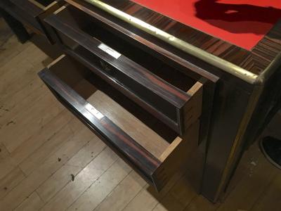 Jacques Adnet Jacques Adnet Rarest 40s Documented Makassar Desk