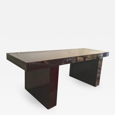 Jacques Adnet Jacques Adnet Sturdy Modernist Rosewood Coffee Table