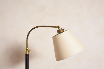 Jacques Adnet Jacques Adnet Style Floor Lamp Black