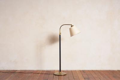 Jacques Adnet Jacques Adnet Style Floor Lamp Black