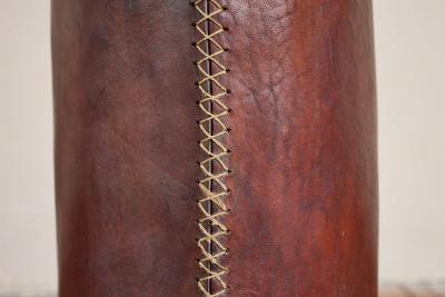 Jacques Adnet Jacques Adnet Style Leather Umbrella Holder