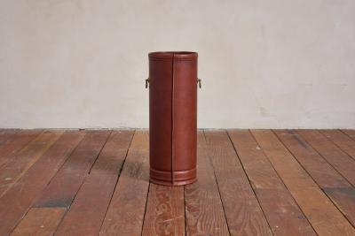 Jacques Adnet Jacques Adnet Style Leather Umbrella Holder
