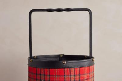 Jacques Adnet Jacques Adnet Tartan Umbrella Stand