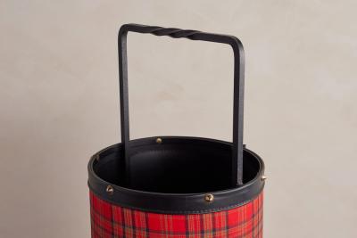 Jacques Adnet Jacques Adnet Tartan Umbrella Stand