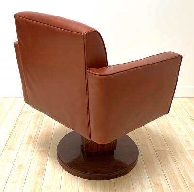 Jacques Adnet Jacques Adnet awesome swivel captain office chair