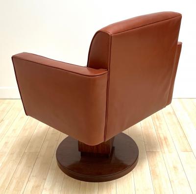 Jacques Adnet Jacques Adnet awesome swivel captain office chair