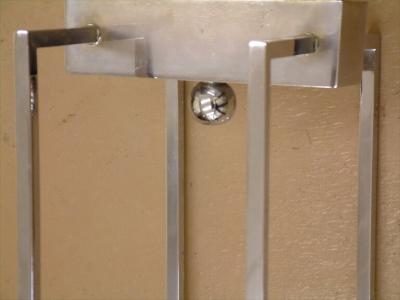 Jacques Adnet Jacques Adnet chrome ceiling fixture