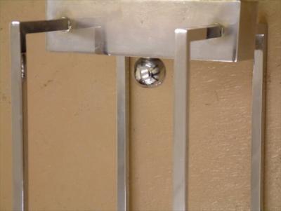 Jacques Adnet Jacques Adnet chrome ceiling fixture