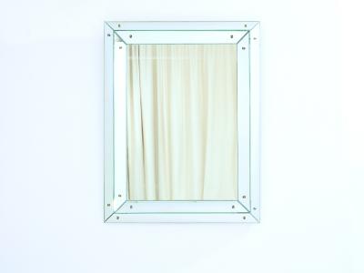 Jacques Adnet Jacques Adnet large Art deco parclose mirror 1947