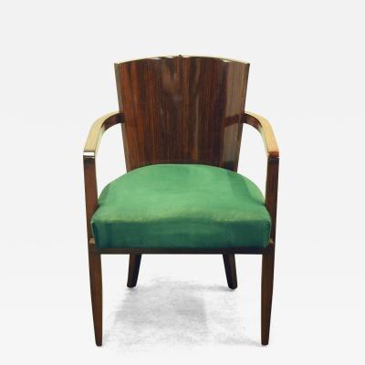 Jacques Adnet Jacques Adnet set of six rosewood armchairs