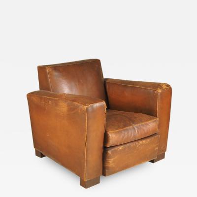 Jacques Adnet Jacques Adnet single Modernist club chair