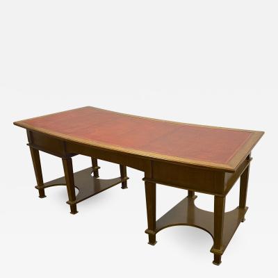 Jacques Adnet Jacques Adnet superb curved Neo classical desk