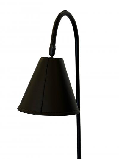 Jacques Adnet Leather Wrapped Floor Lamp in the Style of Jacques Adnet 1950