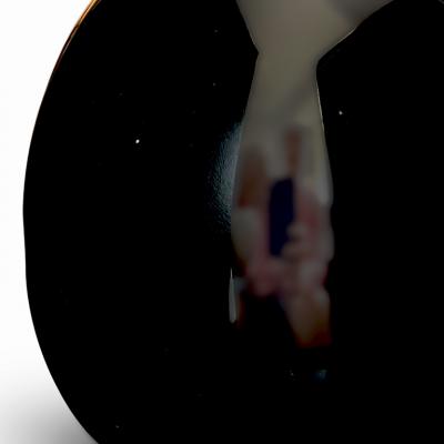 Jacques Adnet Ovoid Black Opaline Glass Lamp Arrtib Jacques Adnet