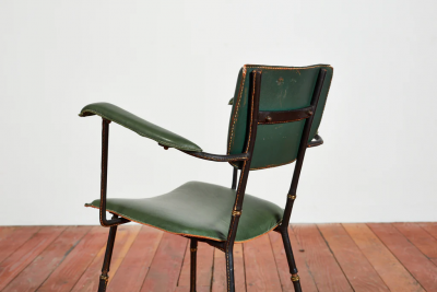 Jacques Adnet PAIR OF JACQUES ADNET ARMCHAIRS