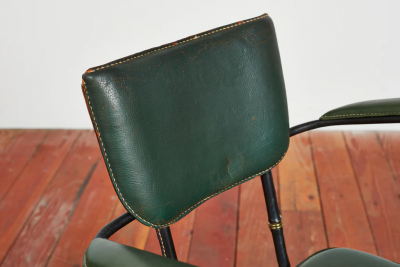 Jacques Adnet PAIR OF JACQUES ADNET ARMCHAIRS