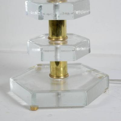Jacques Adnet Pair of lamps in the style of Jacques Adnet