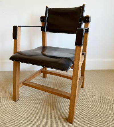 Jacques Adnet RARE JACQUES ADNET CHAIR