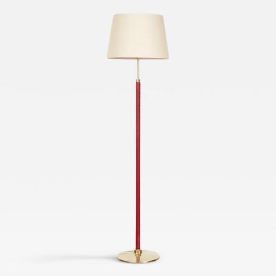 Jacques Adnet RED JACQUES ADNET STYLE FLOOR LAMP