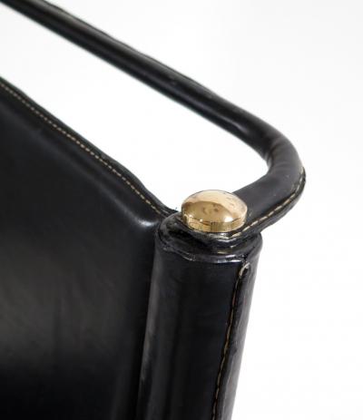 Jacques Adnet Rare Pair of armchairs