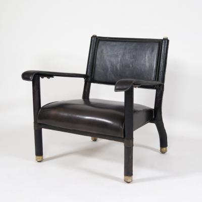 Jacques Adnet Rare Pair of armchairs