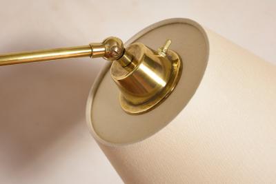 Jacques Adnet Red Jacques Adnet Style Floor Lamp