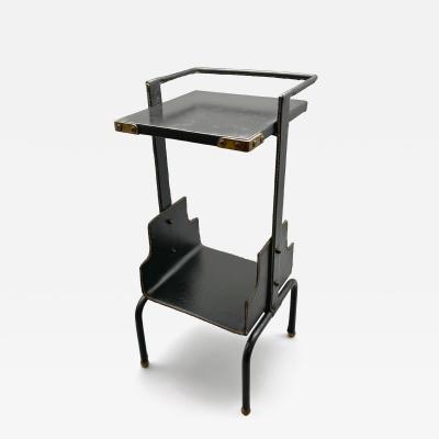 Jacques Adnet Small side table by Jacques Adnet Paris France circa 1950
