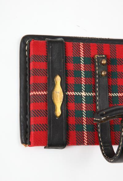 Jacques Adnet Stitched Leather coat rack by Jacques Adnet