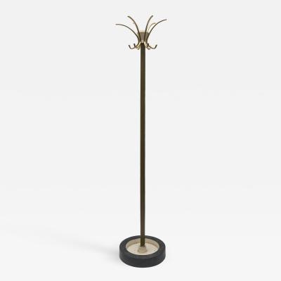 Jacques Adnet Stitched Leather coat stand by Jacques Adnet