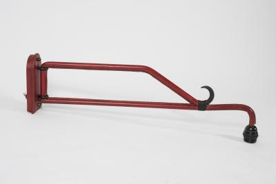 Jacques Adnet Stitched Leather wall Light By Jacques Adnet