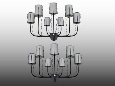 Jacques Adnet Three large 1950 s wall lights by Jacques Adnet France 1950