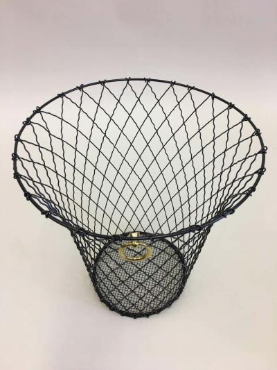 Jacques Adnet Two French Mid Century Modern Wire Waste Baskets Jacques Adnet